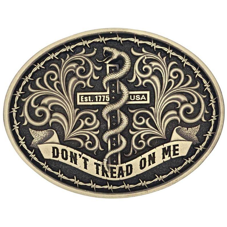 le bos Montana Silversmiths Patriot's Faith Attitude Buckle A944C