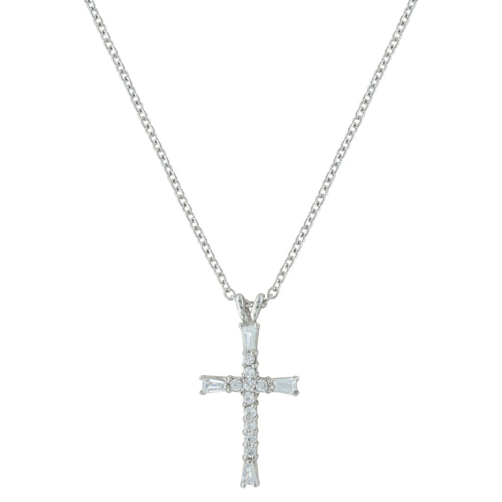 le bos Montana Silversmiths Radiant Faith Cross Necklace NC3068