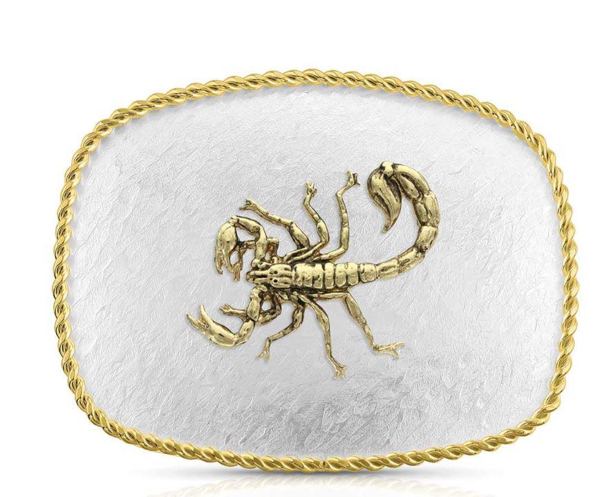 le bos Montana Silversmiths Rippling Waters Custom Buckle 6509-716