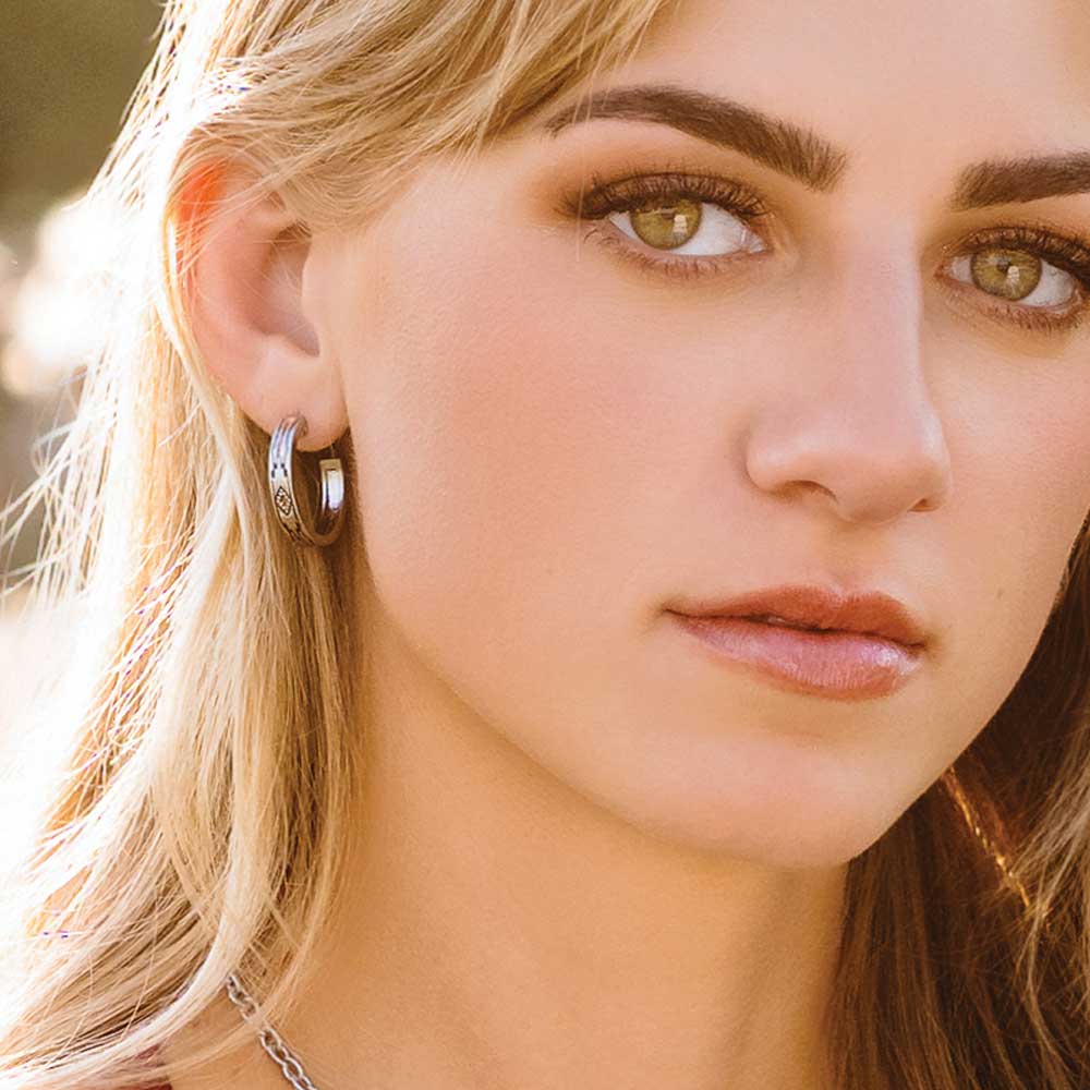 Le Bos Montana Silversmiths Western Sands Hoop Earrings ER6114