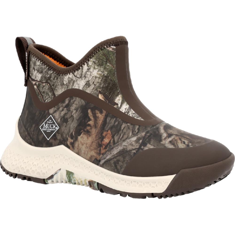 le bos Muck Mossy Oak Country DNA Outscape Big Kids (Sizes 1-6) Pull On Ankle Boots MOSBKDN