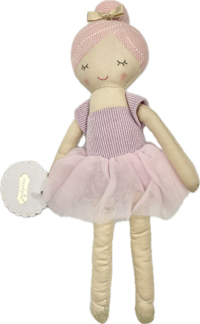 le bos Mud Pie Pink Small Ballerina Doll 11360002-PINK