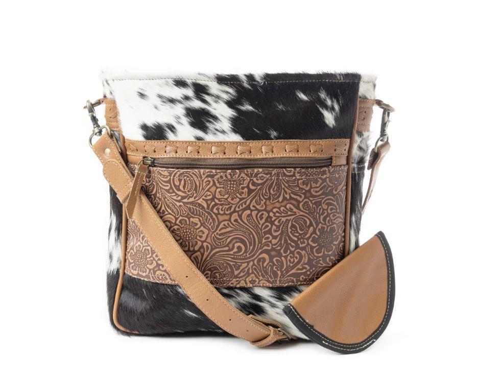 Le Bos Myra Bag Black And White Forester Junction Concealed Carry Bag S-10916