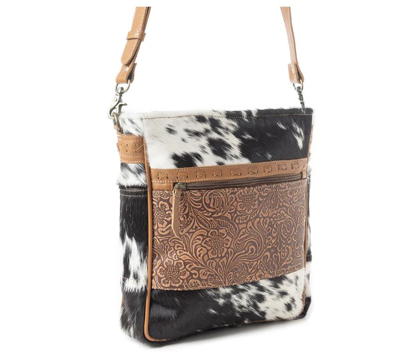 Le Bos Myra Bag Black And White Forester Junction Concealed Carry Bag S-10916