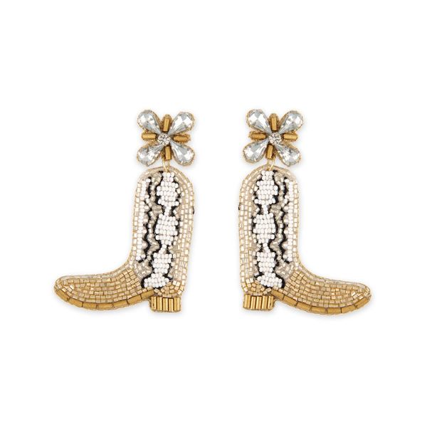 le bos Myra Bag Cowgirl Delight Boot Earrings S-7632