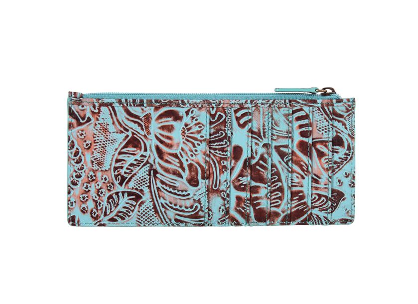 Le Bos Myra Bag Delilah Creek Hand-Tooled Long Card Holder S-8493