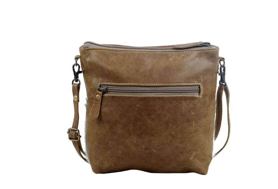 Le Bos Myra Bag Hairon/Engraved Leather Crossbody Bag S-2877