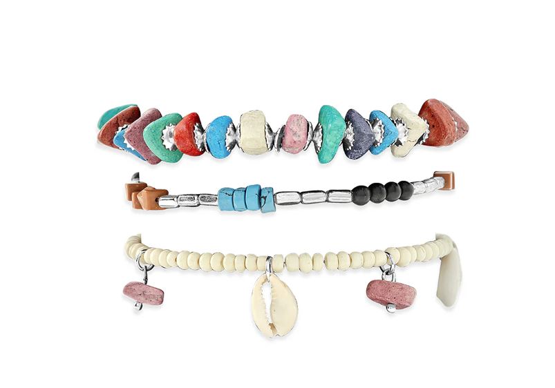 le bos Myra Bag 'Mika's Kove' Stacked Bracelets S-12376