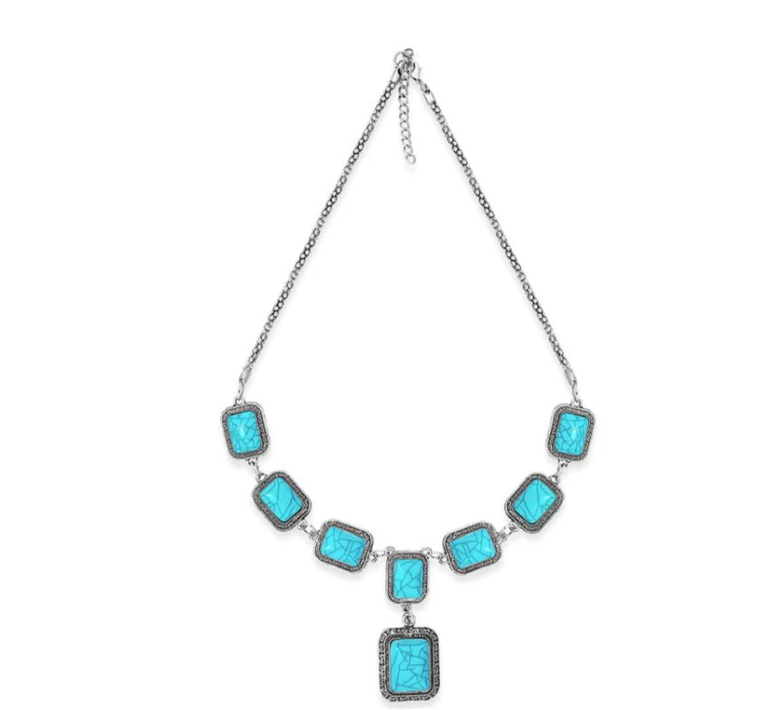 Le Bos Myra Bag Turquoise Nazlini's Hope Festoon Necklace S-11019