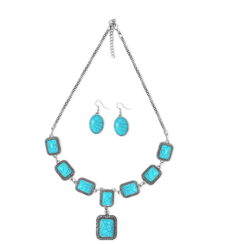 le bos Myra Bag Turquoise Nazlini's Hope Festoon Necklace S-11019