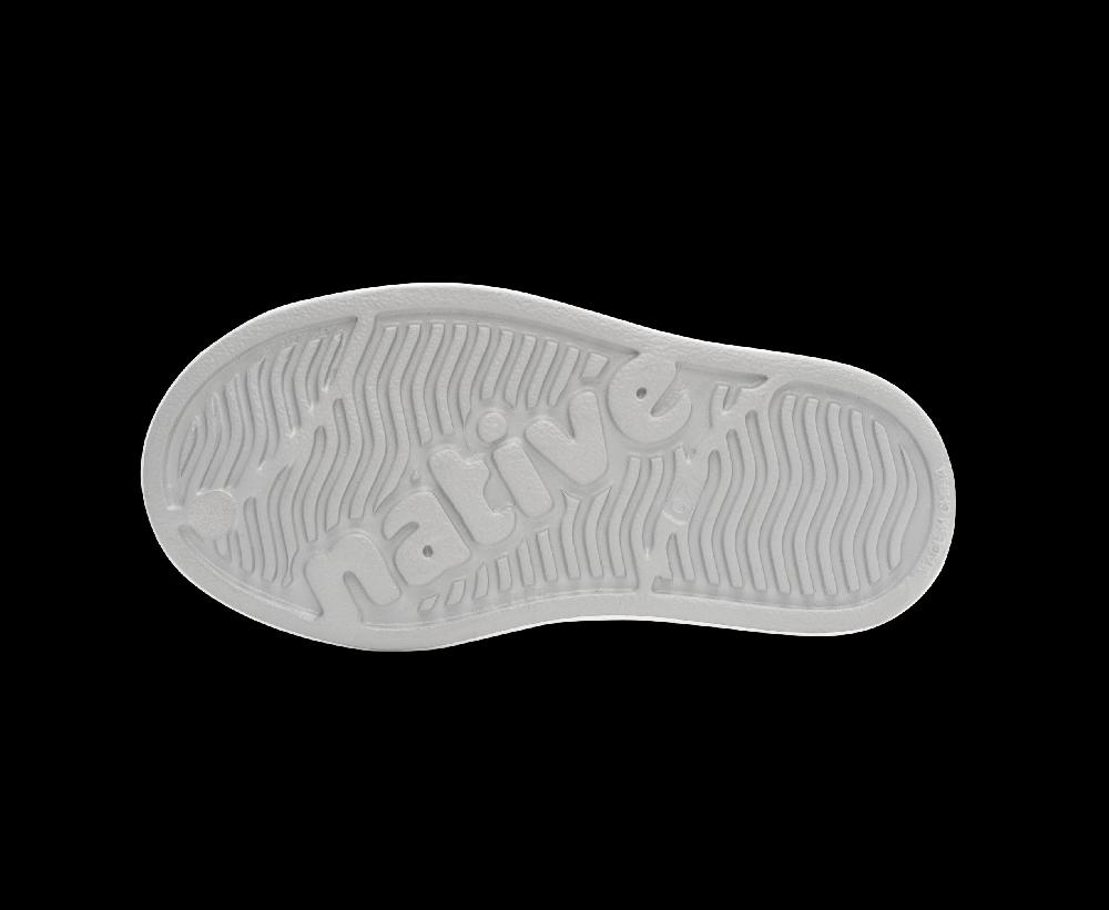 Le Bos Native Hyams Grey/Shell White/Soccer Trophy Jefferson Print Youth Sneakers 15111501-1749-Y