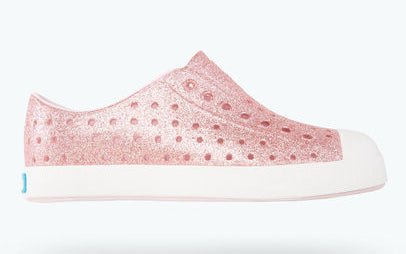 le bos Native Pink Bling with Shell White Jefferson Floyd Toddler Shoes (sizes 5-7) 13100112-5596