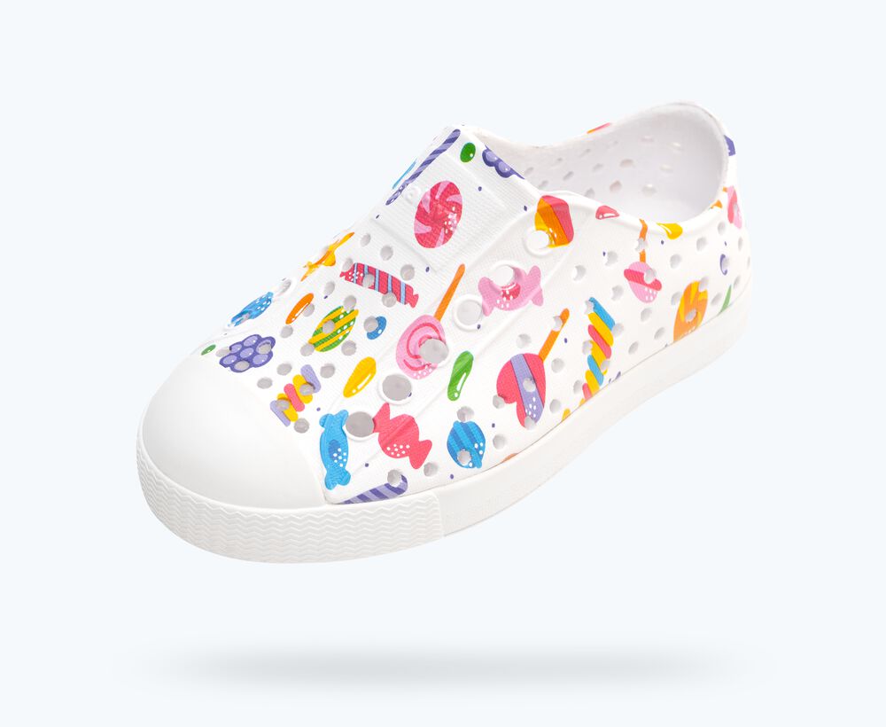 Le Bos Native Shell White/Shell White/Retro Candy Jefferson Little Kids Sneakers 13111501-9260-C
