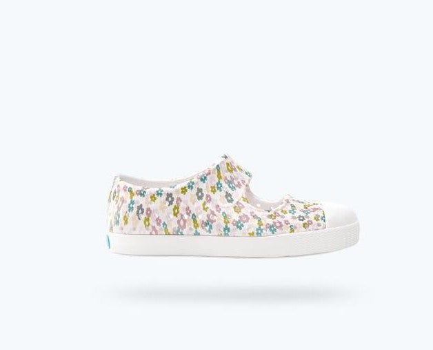le bos Native Shell White/ Wayward Ditsy Floral Jefferson Juniper Little Kids' Shoes (sizes 4-10) 13314201-9232-C