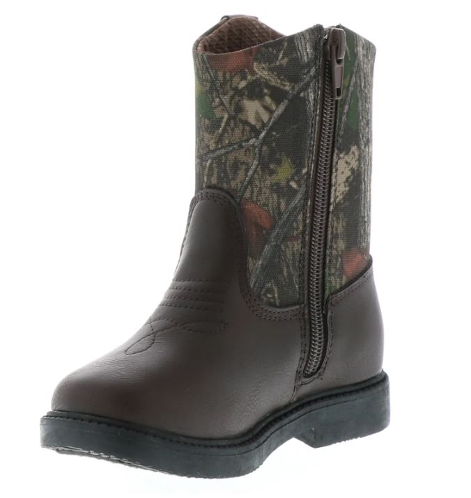 Le Bos Northside Partner Brown Toddler Cowboy Boots 313401T