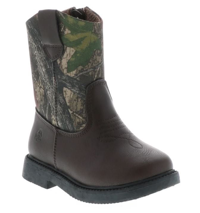 le bos Northside Partner Brown Toddler Cowboy Boots 313401T