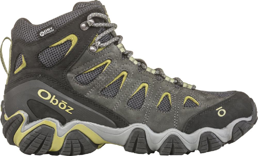 le bos Oboz Dark Shadow/Woodbine Green Sawtooth II Mid Waterproof Men's Hiking Boots 23701-SHADOW