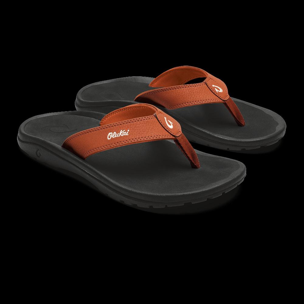 Le Bos Olukai Dirt/Lava Rock Ohana Men's Sandals 10110-70LR
