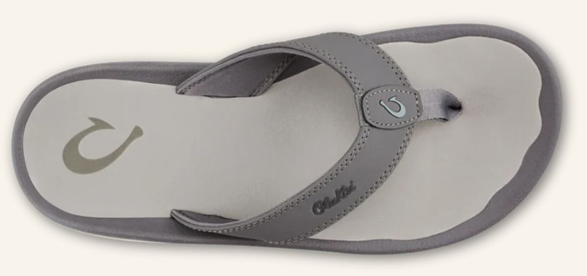 Le Bos Olukai Graphite Ohana Men's Water-Friendly Beach Sandals 10110-SJSJ