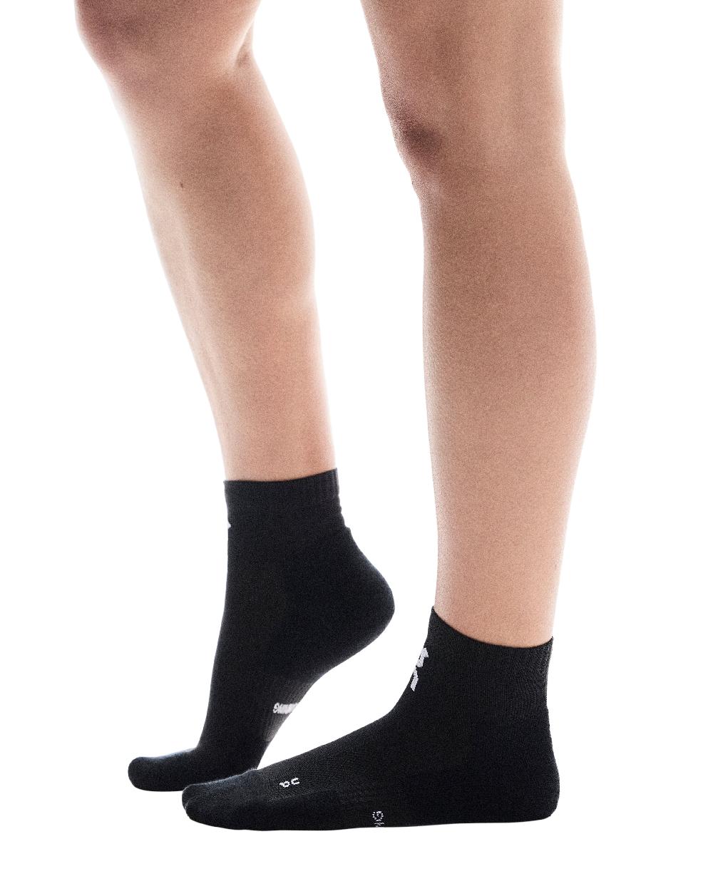 Le Bos On Black Core Run Socks Mid 2P (2 Pair) 2UF10070553