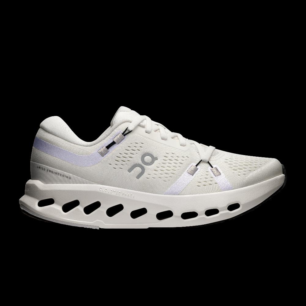 le bos On Ivory/Ivory Cloudsurfer 2 Wide Women's Running Shoes 3WF30773334