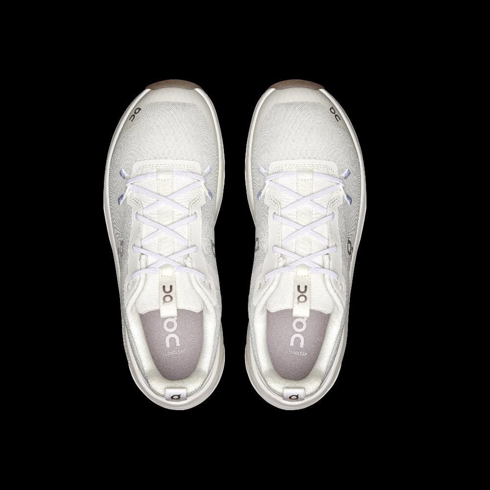 Le Bos On White/White Cloudleap Youth Athletic Running Shoes 3YF10041200