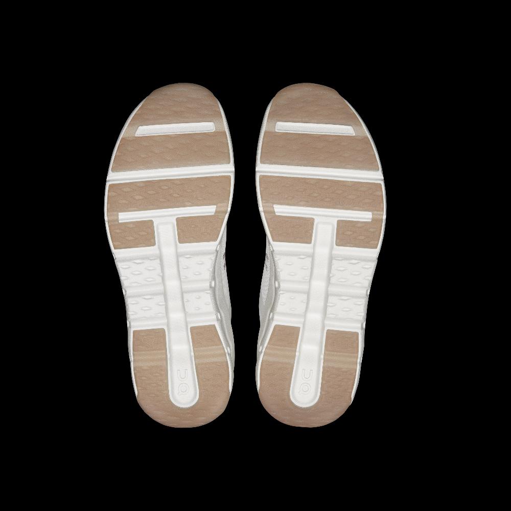 Le Bos On White/White Cloudleap Youth Athletic Running Shoes 3YF10041200