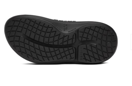 Le Bos Oofos Black OOyea Women's Slide Recovery Sandals 1700-black