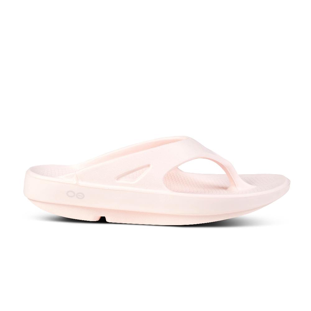 Le Bos Oofos Blush OOriginal Women's Thong Recovery Sandals 1000-Blush