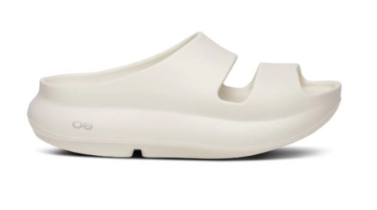 Le Bos Oofos Chalk OOyea Women's Slide Recovery Sandals 1700-Chalk