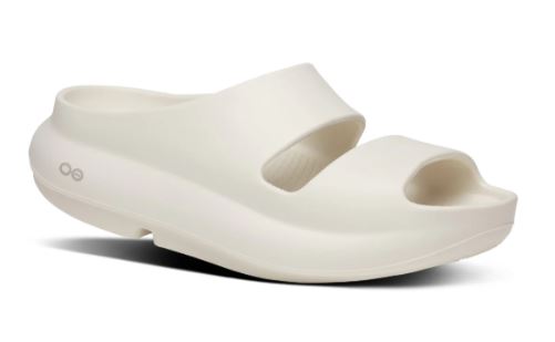 le bos Oofos Chalk OOyea Women's Slide Recovery Sandals 1700-Chalk