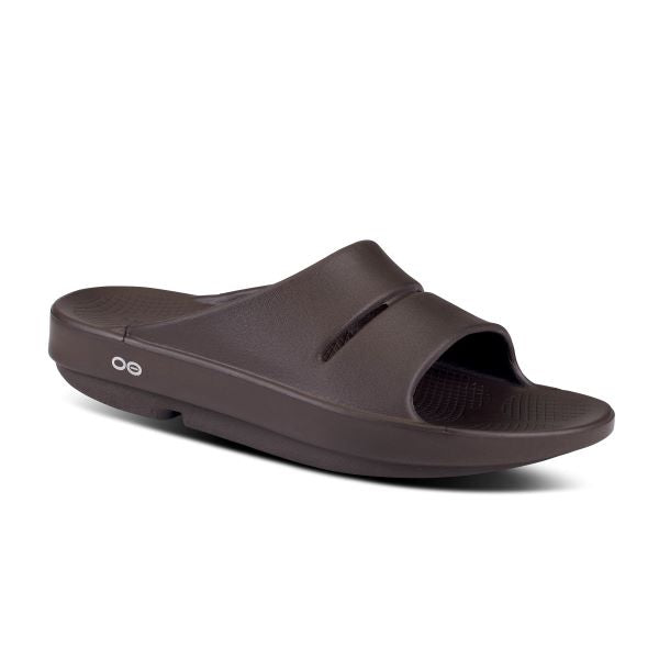 le bos Oofos Mocha Ooahh Mens Slide Sandals 1100-MOCHA