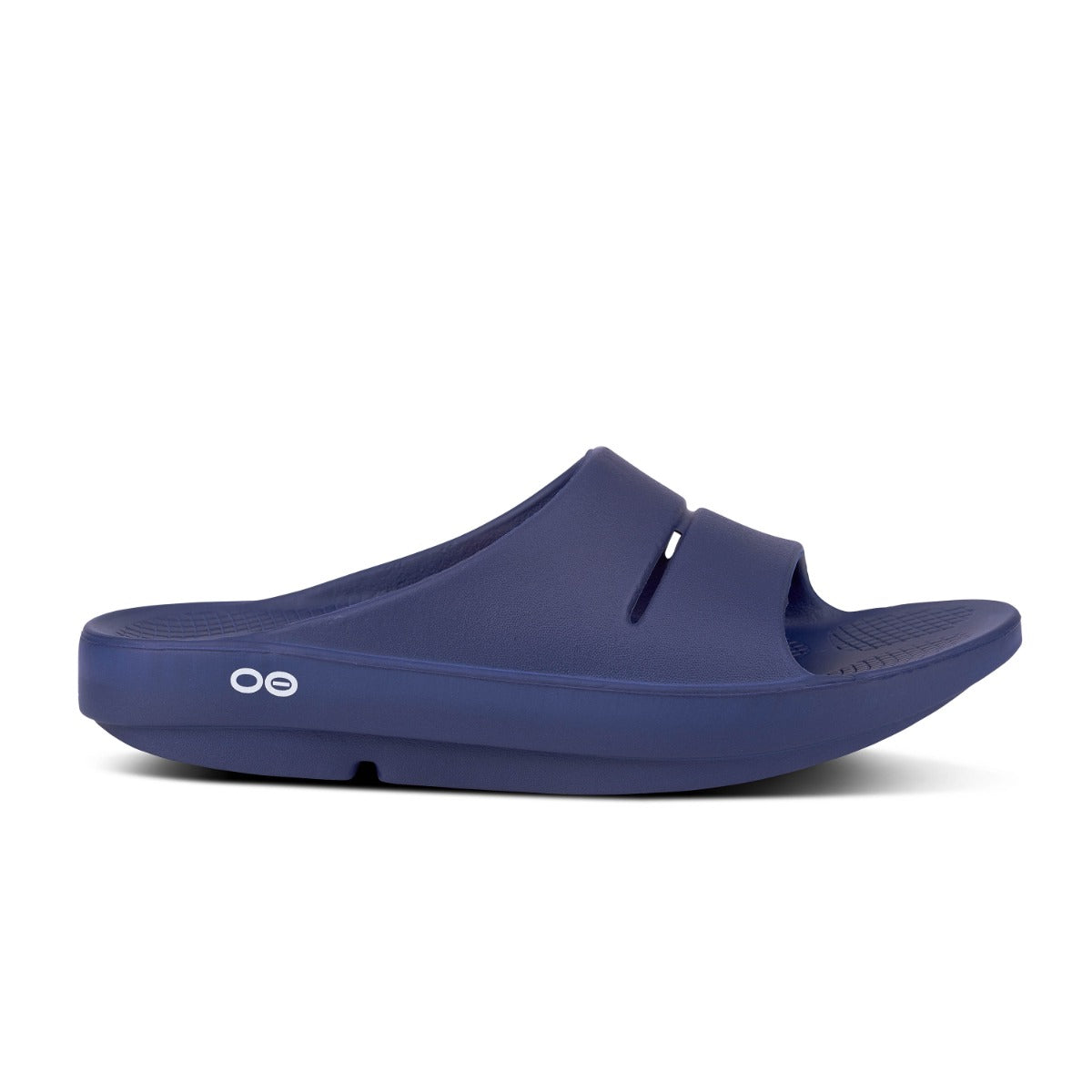 Le Bos OOfos Navy OOahh Slide Men's Sandals 1100-NAVY-MENS
