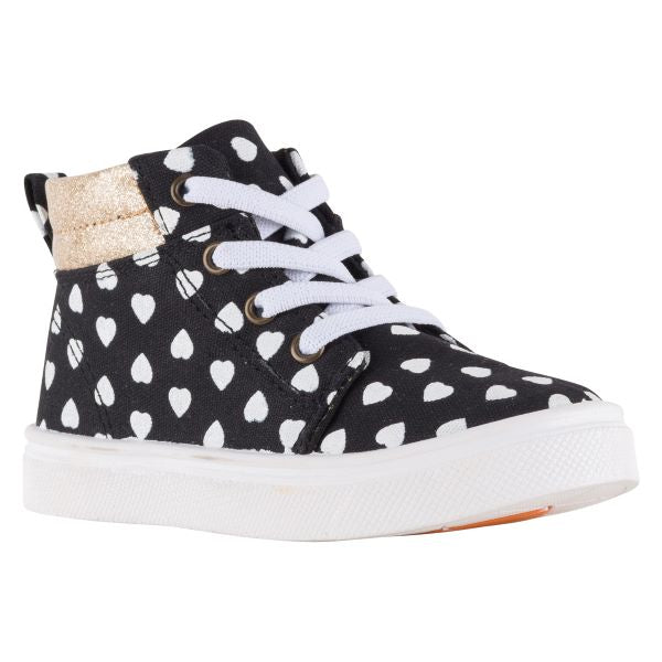 Le Bos Oomphies Black And Gold Sam Childrens Shoes OK1651G-BLKGOLD