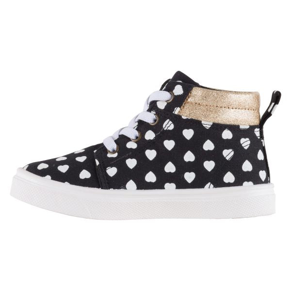 Le Bos Oomphies Black And Gold Sam Childrens Shoes OK1651G-BLKGOLD