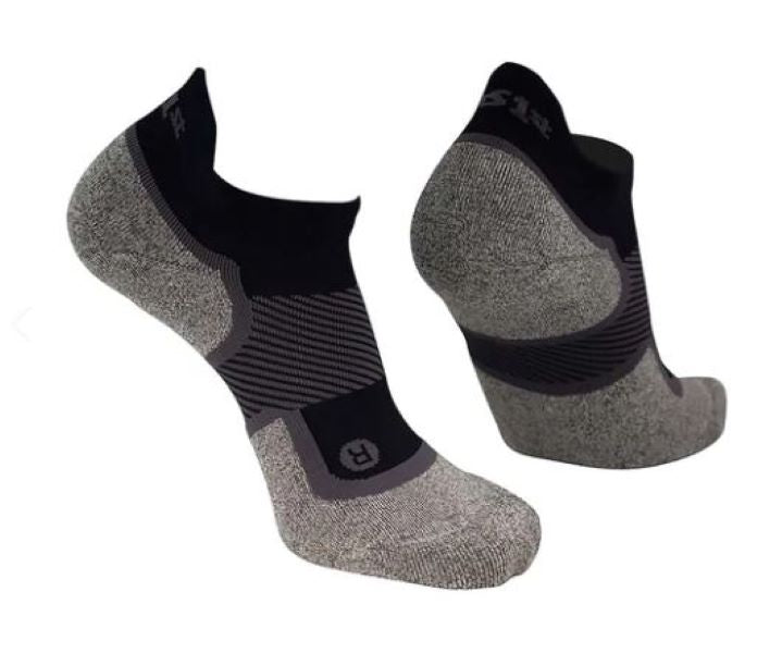 le bos OS1st Black The Pickleball Sock- No Show PB10054-BLK