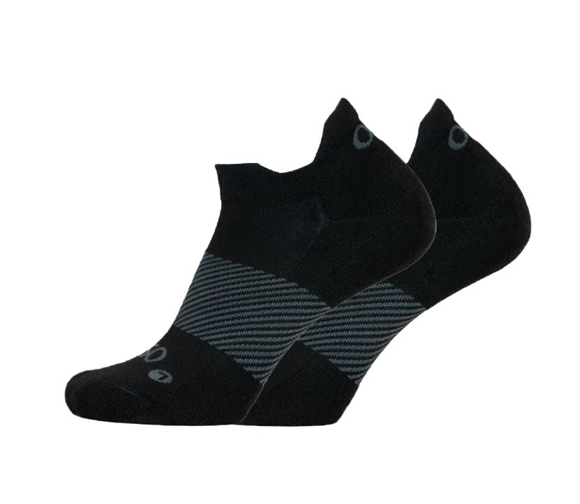le bos OS1st Black Wicked No Show Comfort Socks OS1-9654-BLACK
