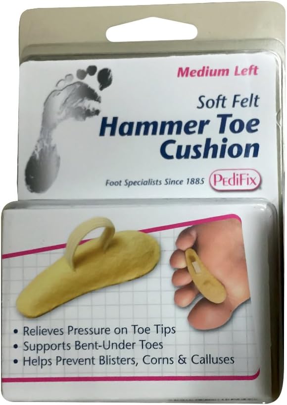 le bos PediFix FELTastic Hammer Toe Cushion (Left Medium Size) P54ML