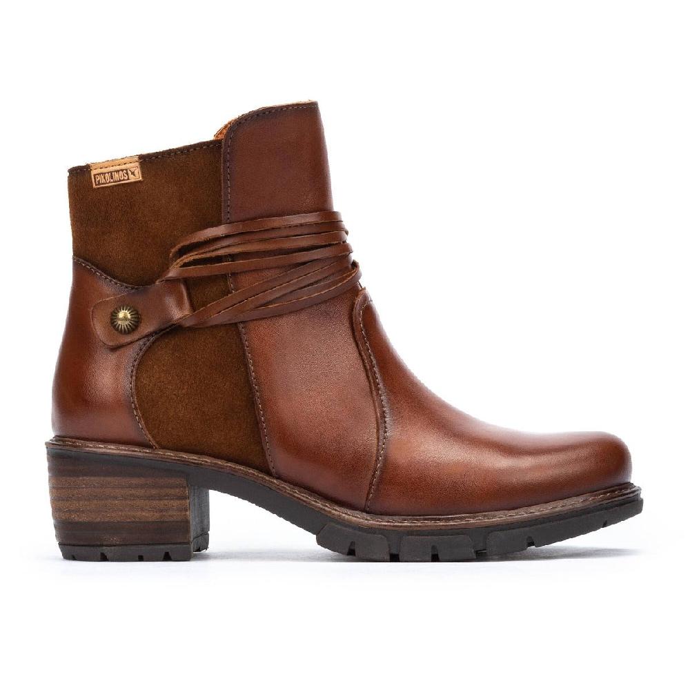 Pikolinos Cuero San Sebastian Women's Lace-Up Ankle Boots WIT-8906C2