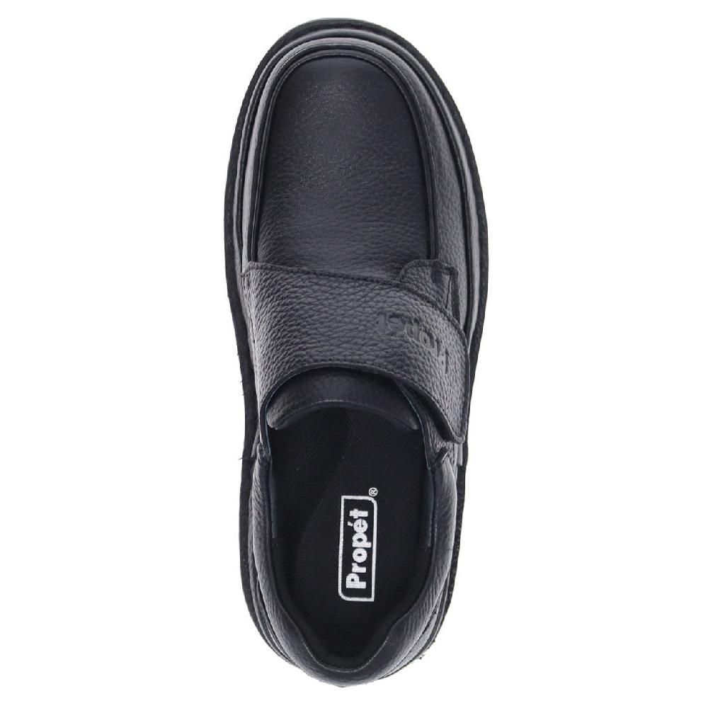 Le Bos Propet Black Scandia Strap Men's Comfort Shoes M5015