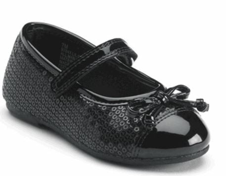 le bos Rachel Lil Capri Black Sequins Girls Dress LCAPR-BLSQ