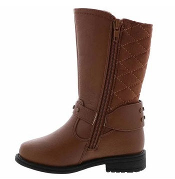 Le Bos Rachel Samara Cognac Girl's Tall Zip-Up Fashion Boot SAMARA
