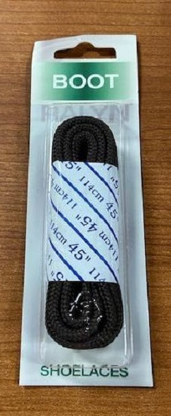 le bos Ralyn Unisex Black Boot Laces 36 Inches 19445