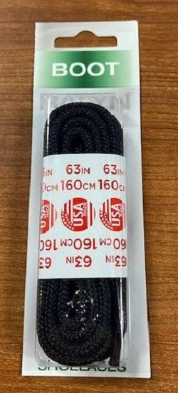 le bos Ralyn Unisex Black Boot Laces 63 Inches 19449