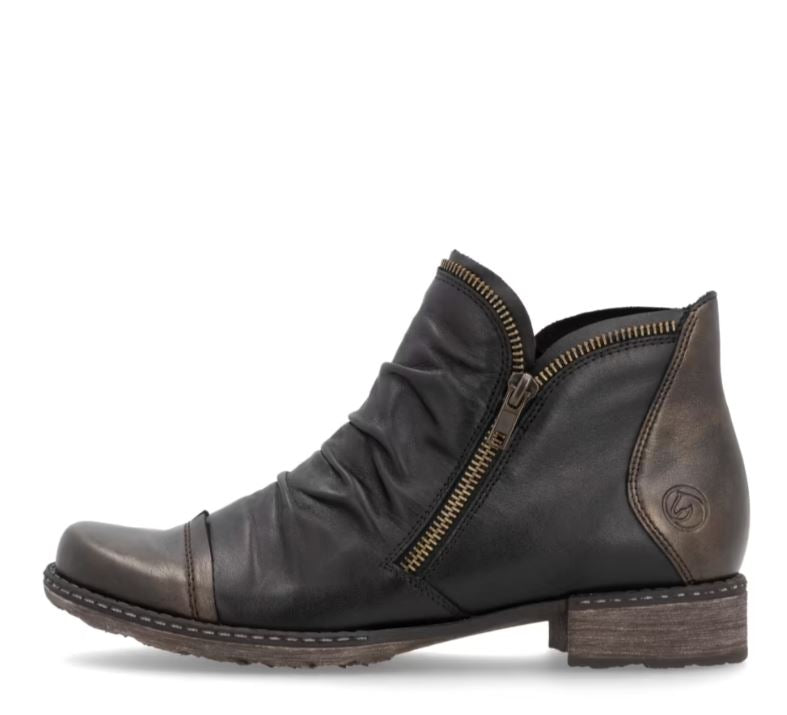 Le Bos Remonte Antique Black Chandra 80 Women's Boots D4380-03