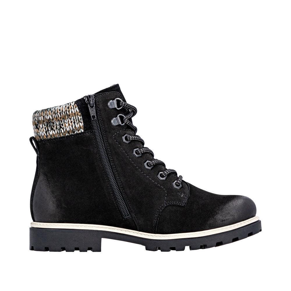 Le Bos Remonte Schwartz/Schwarz/Terra (Black) Samira 87 Women's Boots D8487-03