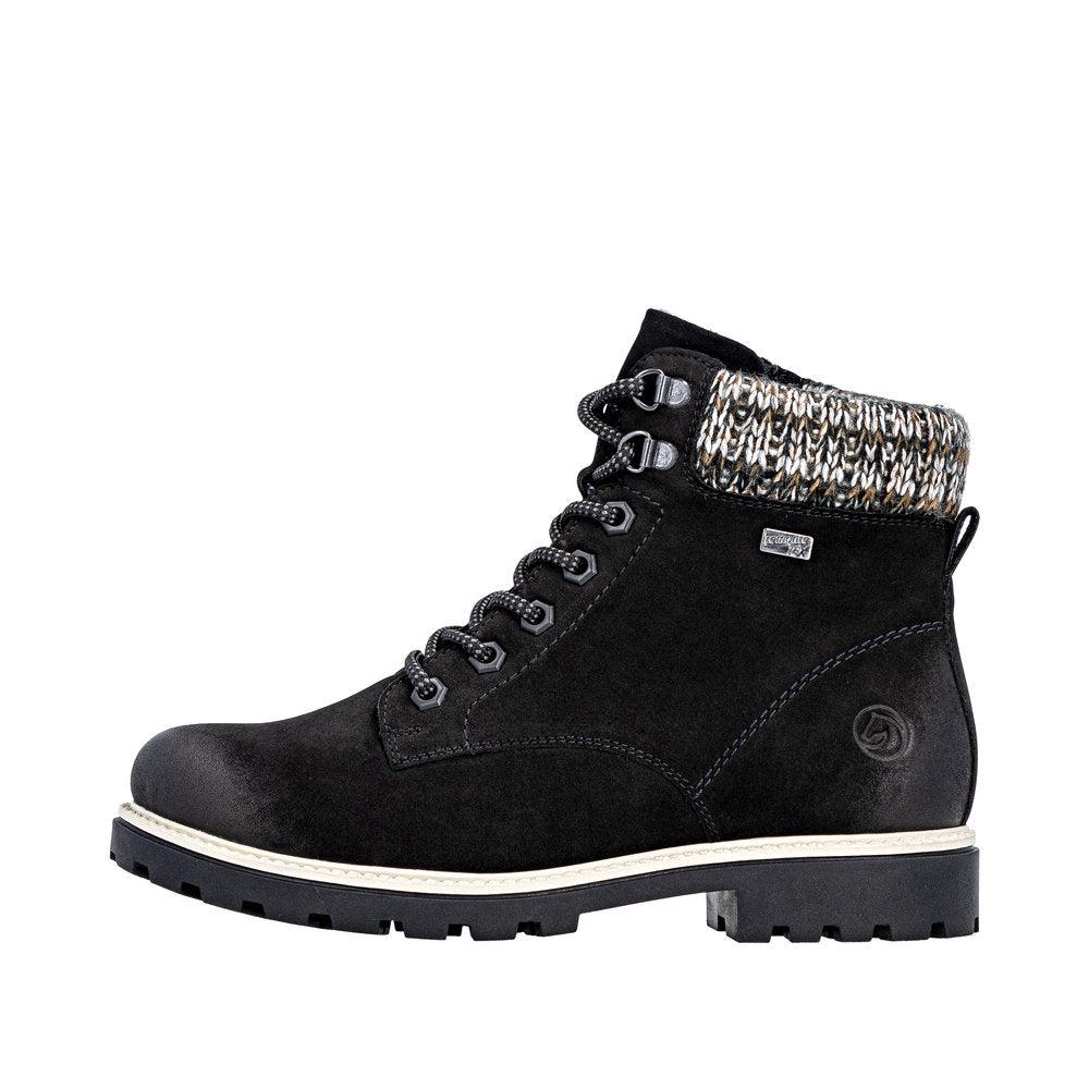 Le Bos Remonte Schwartz/Schwarz/Terra (Black) Samira 87 Women's Boots D8487-03