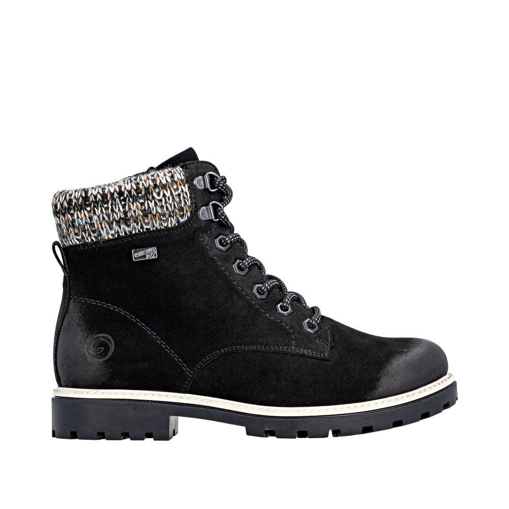 le bos Remonte Schwartz/Schwarz/Terra (Black) Samira 87 Women's Boots D8487-03