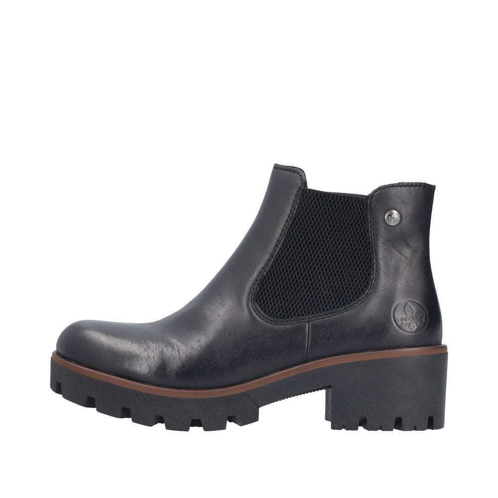 Le Bos Rieker Black/Black Amalia 65 Women's Boots 79265-03
