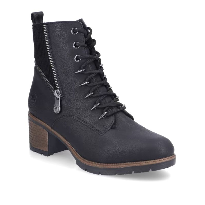 le bos Rieker Black Kylie 20 Women's Zip Boots 77520-00